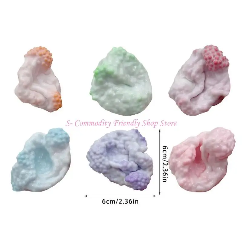 85AE Rilassante Latte Profumo Terapia Pasta Giocattolo Leggero e Modellabile Spremere Pelle Ghiaccio per Lo Stress Ridurre