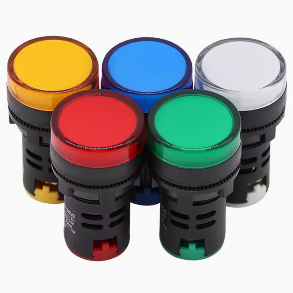 General Signal Light LED Power Indicator Light AD16-22DS 220V Red Green Yellow Blue White