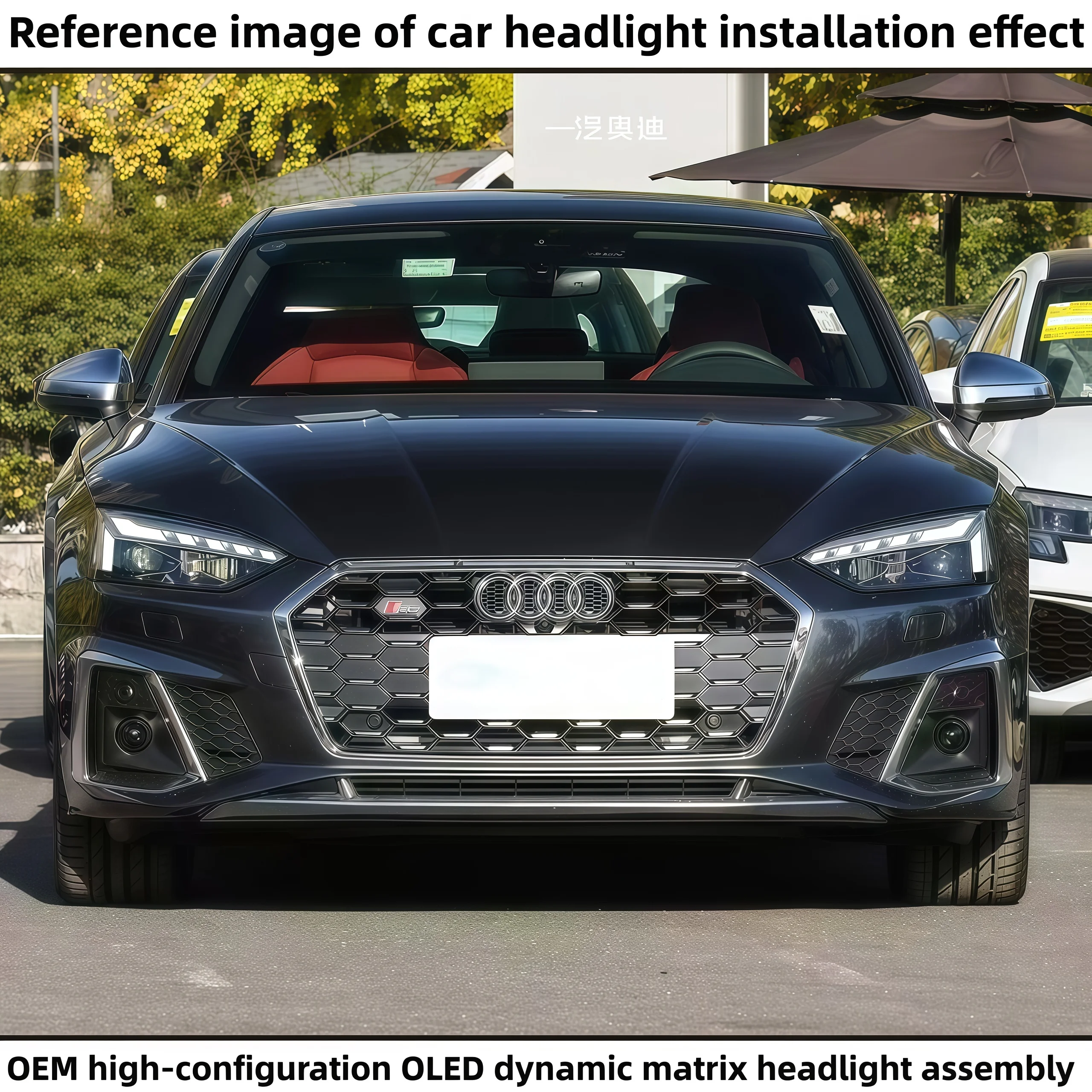For Audi 2020-2024 A5 S5 factory high-configuration OLED dynamic steering daytime running lights matrix laser headlight assembly
