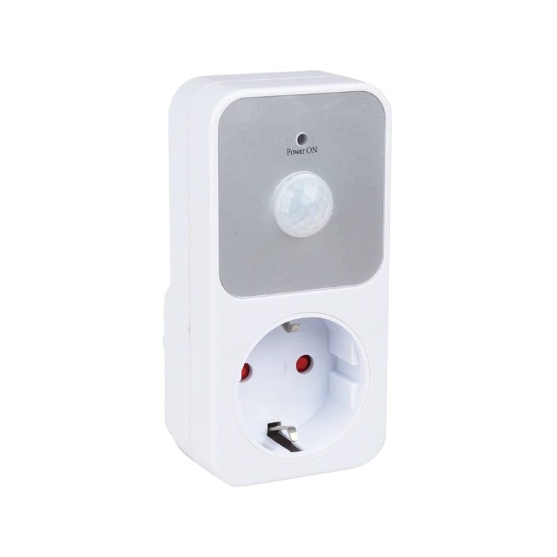 1 Piece PIR Sensor Socket Lamp Holder 110-240V PIR Infrared Detection 120° Degree Wide Angle Automatic Induction EU Plug