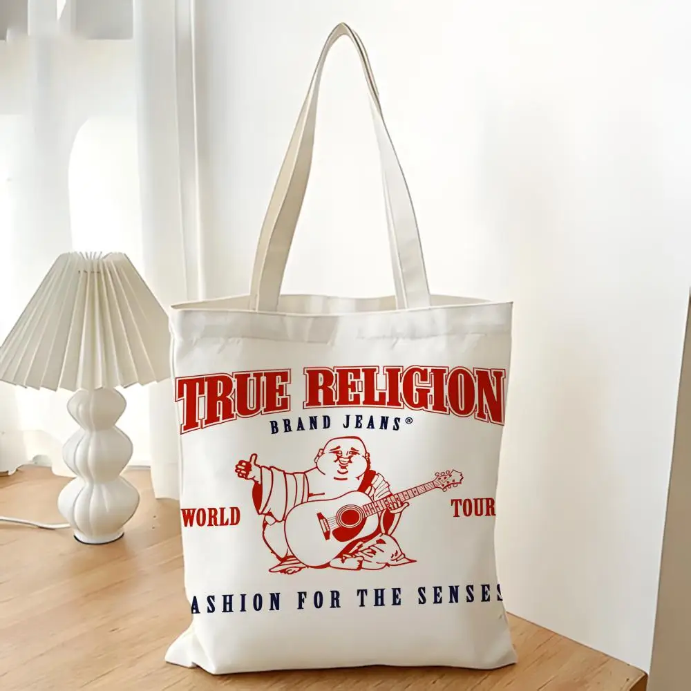 Trendige Denim Religion Aufbewahrungstaschen Canvas-Tragetasche - Festliche Große Handtasche für Picknick, Reisen und Einkaufen – Detail 10