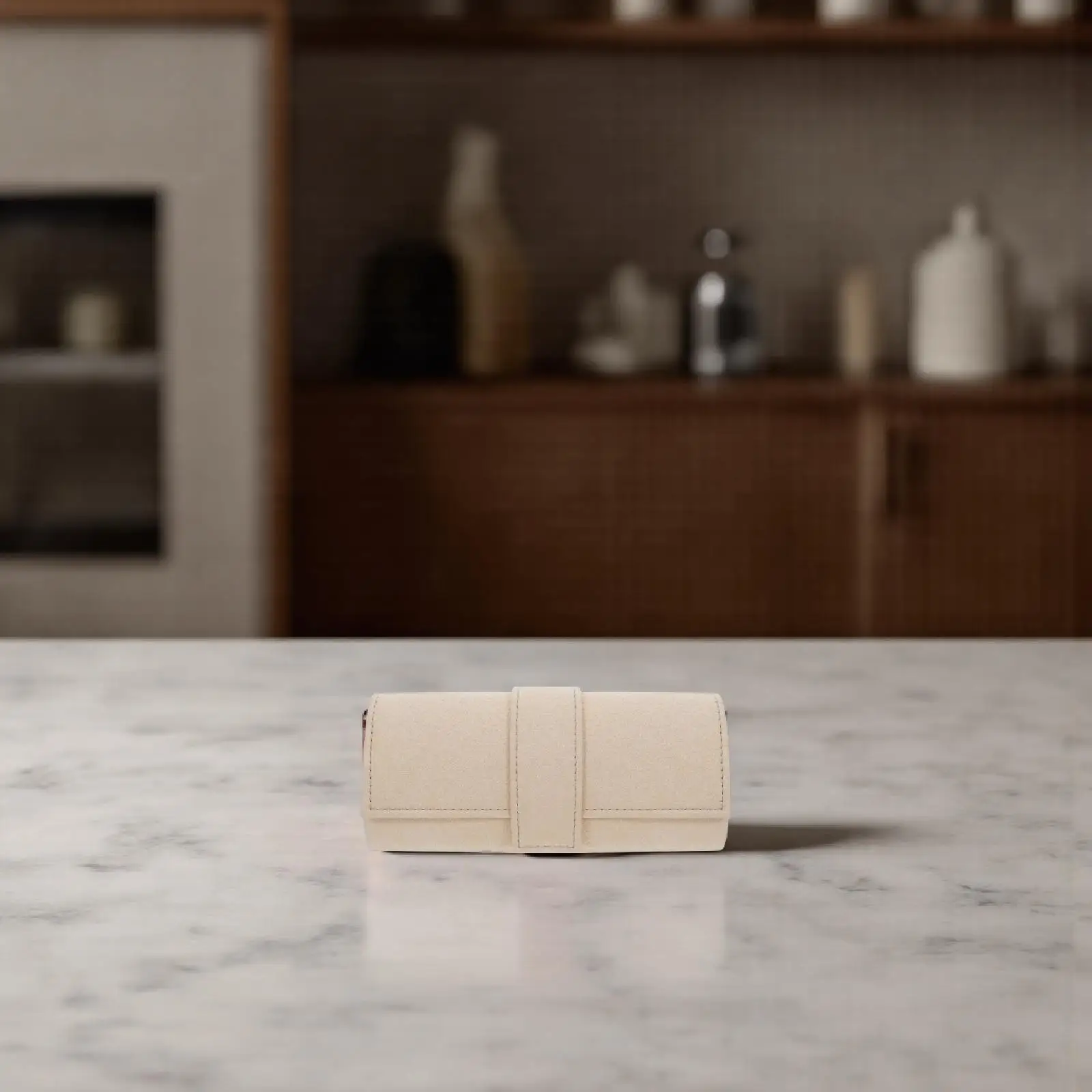 

Vintage Faux Eyewear Organizer Foldable Single Slot Glasses Holder Travel Pouch Large Capacity Portable Sunglasses Case