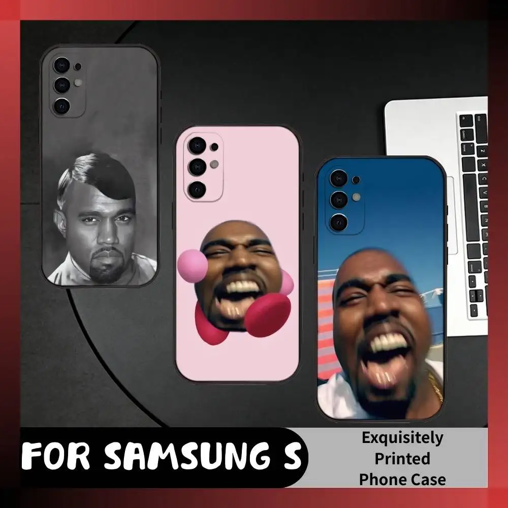 

Funny Meme Of YE K-Kanye Phone Case For Samsung S25,S24,S21,S22,S23,S20,Ultra,S26,Plus,Fe,Note,5G Black Cover
