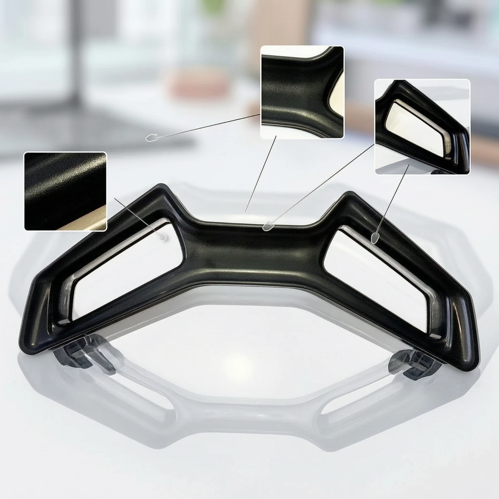 Gaming Chair Bracket Easy to Install Chair Bracket Replacement Part Symmetrical Hardware Rigid view 5