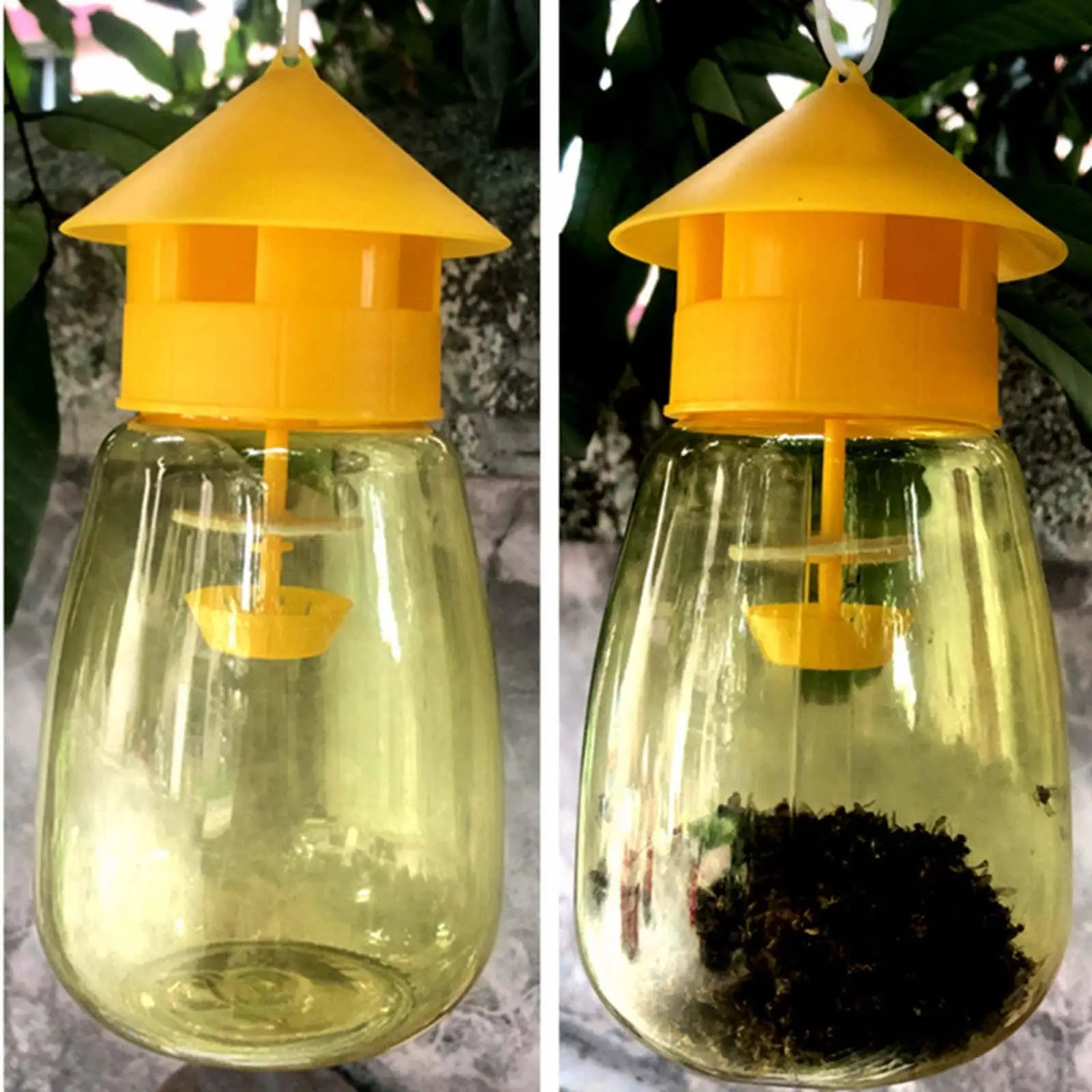 Fruit Fly Trap Hanging Physical Capture High Effective Bee Control for Orchards Courtyard