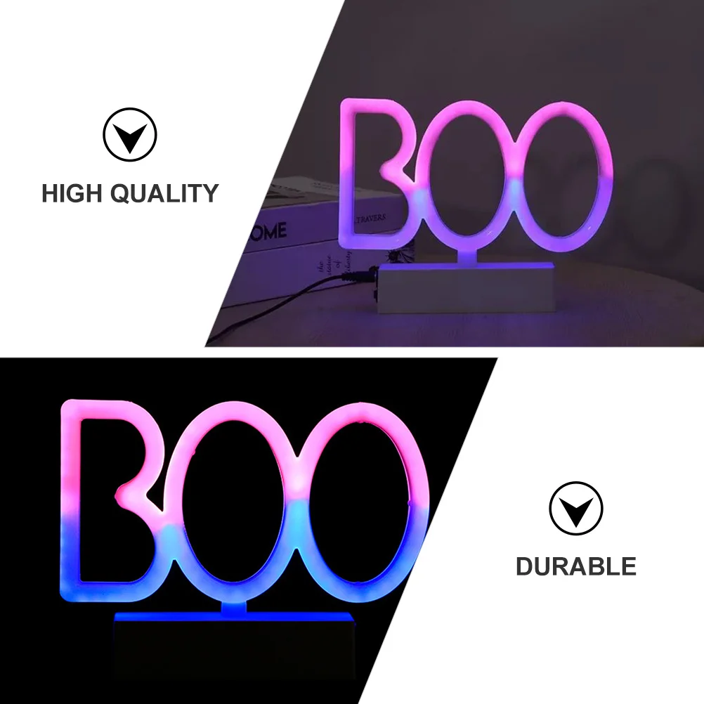 

1 шт., светодиодная неоновая лампа премиум-класса на Хэллоуин, романтический ночник для вечеринок и домашнего декора, неоновый свет на Хэллоуин