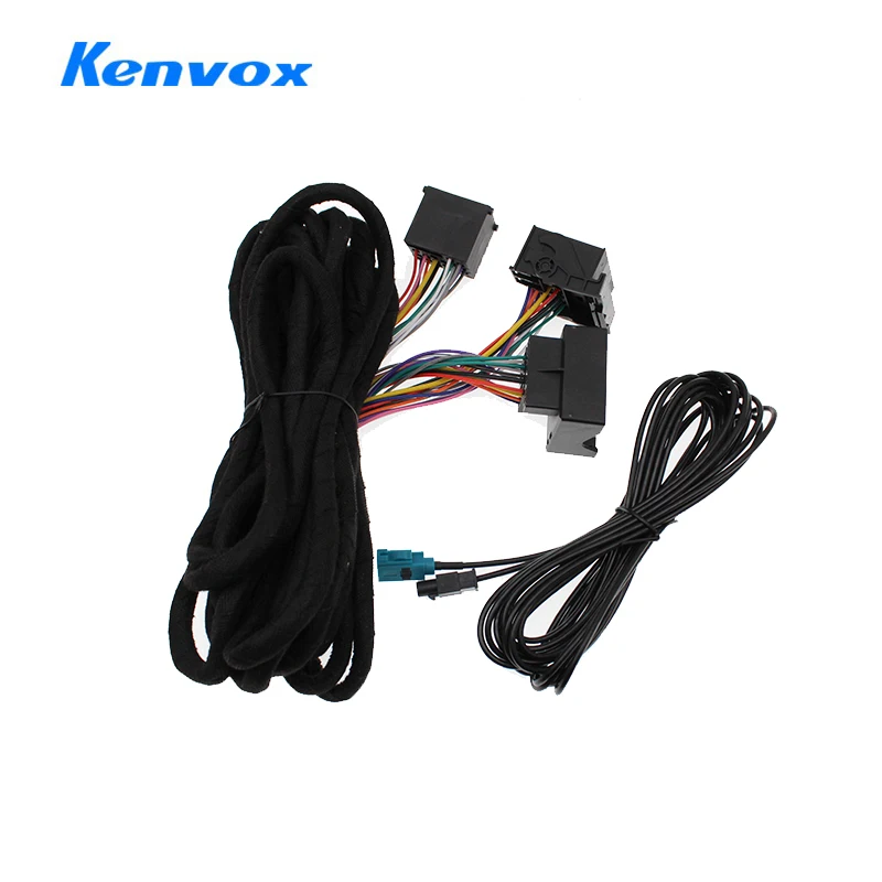 

A02Q-Extension Wiring Harness 6M 17+ 40 Pin Android Head Unit Radio Fakra Antenna Power For BMW X5 M3 M5 E46 E38 E39 E53