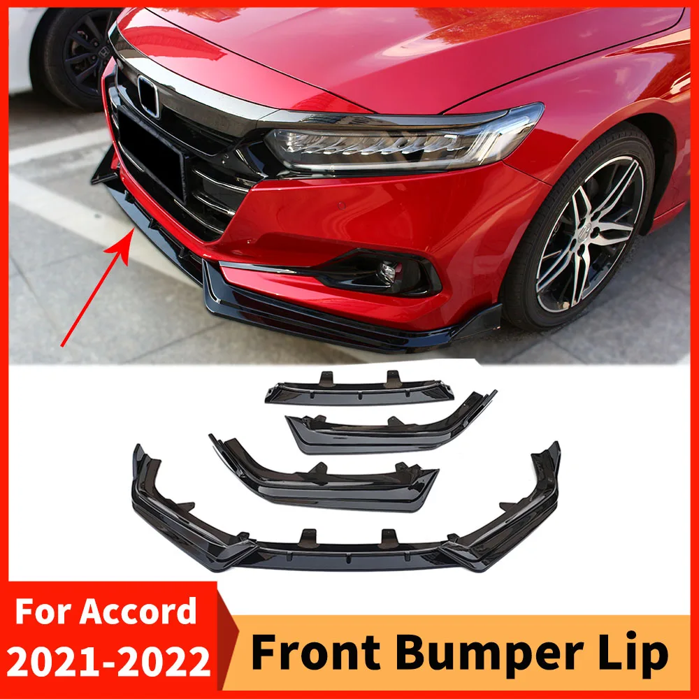 

Передний бампер, подбородок для Honda Accord 2021-2022, комплект кузова, защитная защита, высококачественная стильная отделка, аксессуары для подтяжки лица, чехол