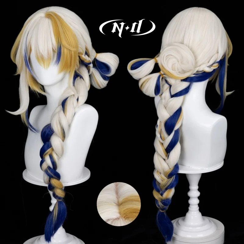 ND Shu Cosplay Wigs Spring Feast Hairpiece Arknights Cosplay Hair Wigs for Comic Con Coser Costume Theme Party Heat Resistant