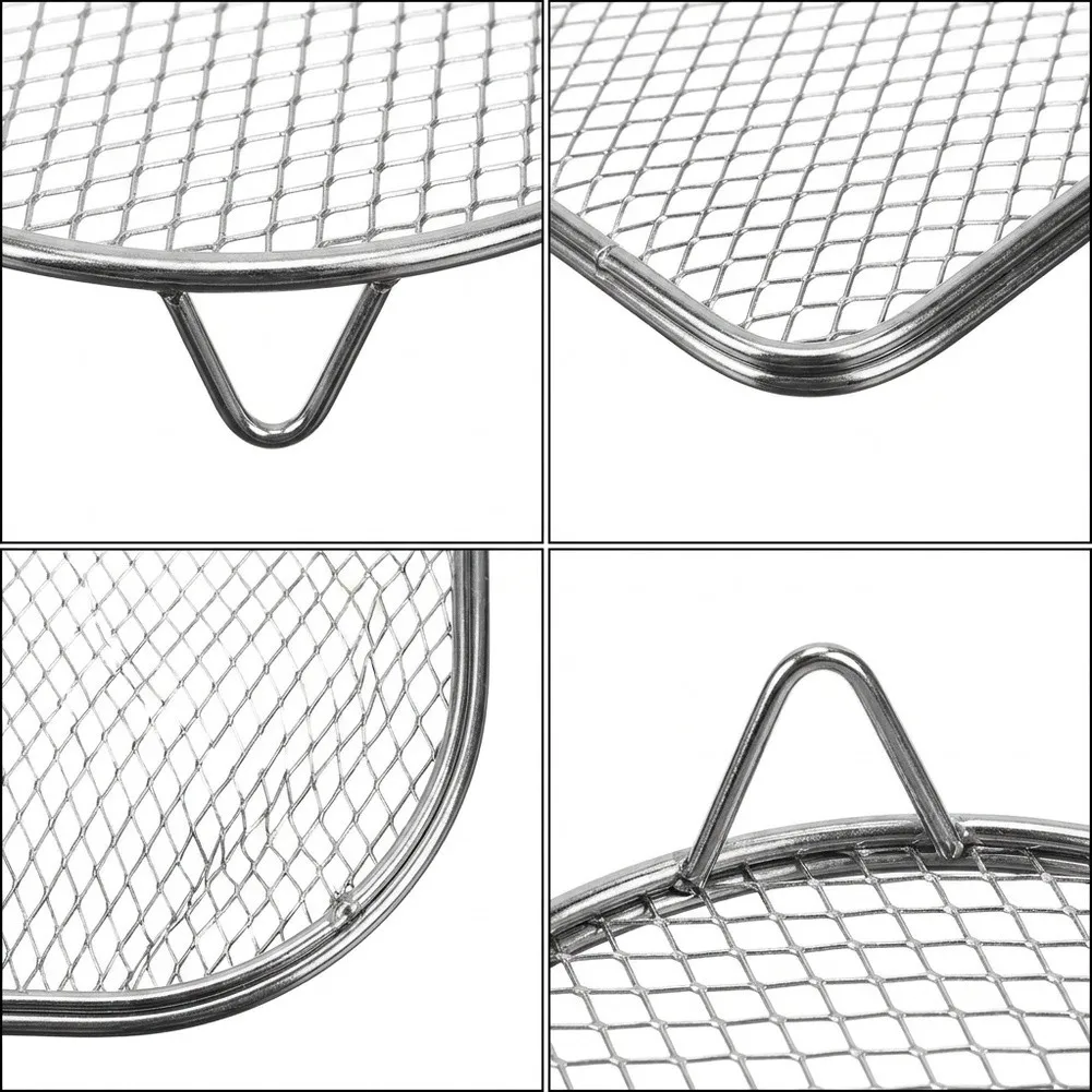 Oven Roasting Pan Stainless Steel Crisper Tray For Daily Cooking High-grade Metal Construction Optimal Airflow System