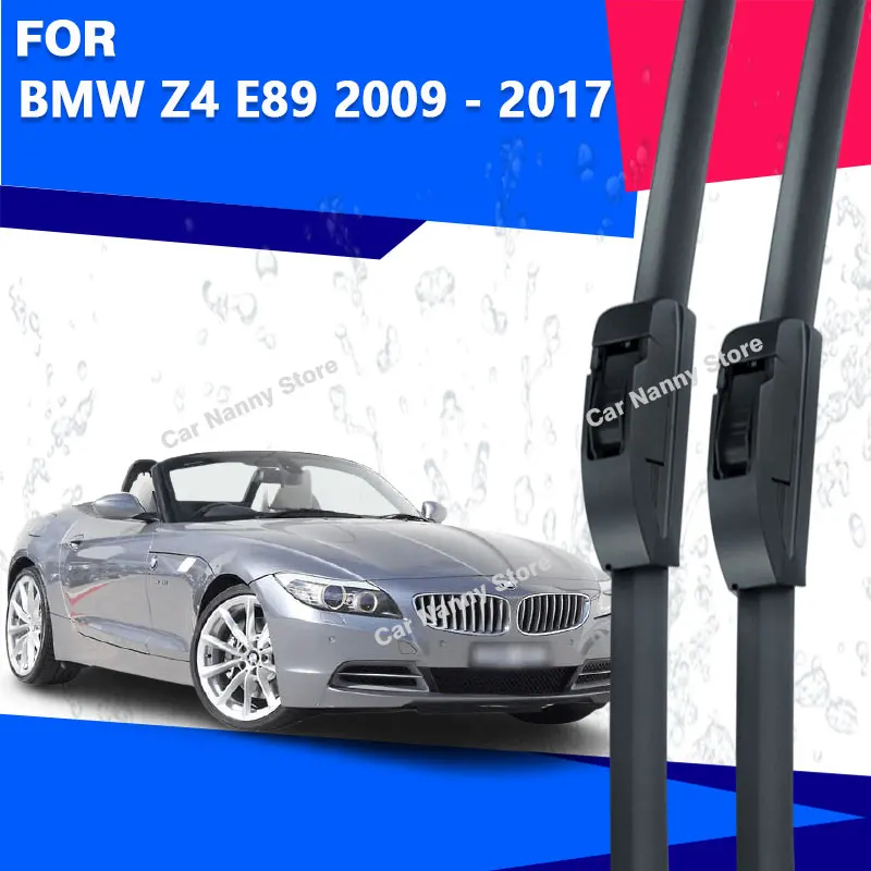 

Щетки лобового стекла для BMW Z4 E89 2009-2017 Автомобильные дворники Резиновая полоса стеклоочистителя Мягкая резина 2010 2011 2012 2013 2014