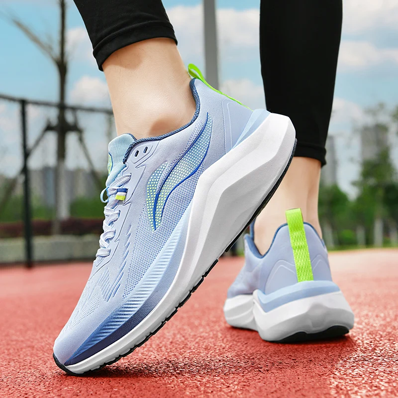 Outdoor Road Free Running Shoes for Men Breathable Mesh Women Sport Training Sneakers Good Quality Marathon Unisex Jogging Shoes