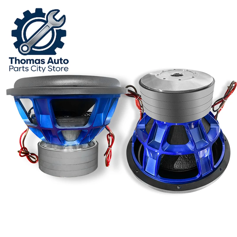 

15-дюймовый автомобильный сабвуфер 3000W RMS с алюминиевой корзиной, 4-дюймовым диффузором BAVC, двойной 2-омной катушкой, 15-дюймовый сабвуфер для автомобильной аудиосистемы