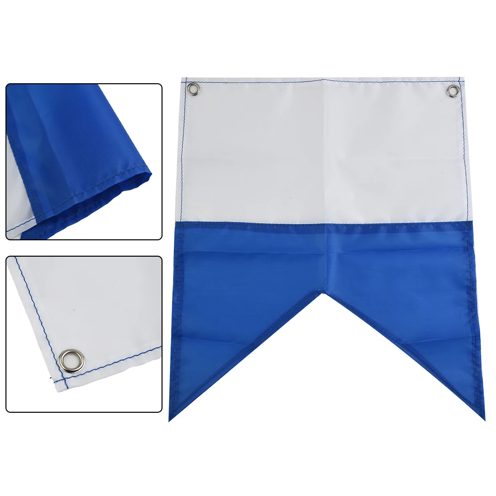 Scuba Dive Dive Boat Flag Replacement Scuba Diving Seawater Resistant Accessories Blue White Marker High Quality