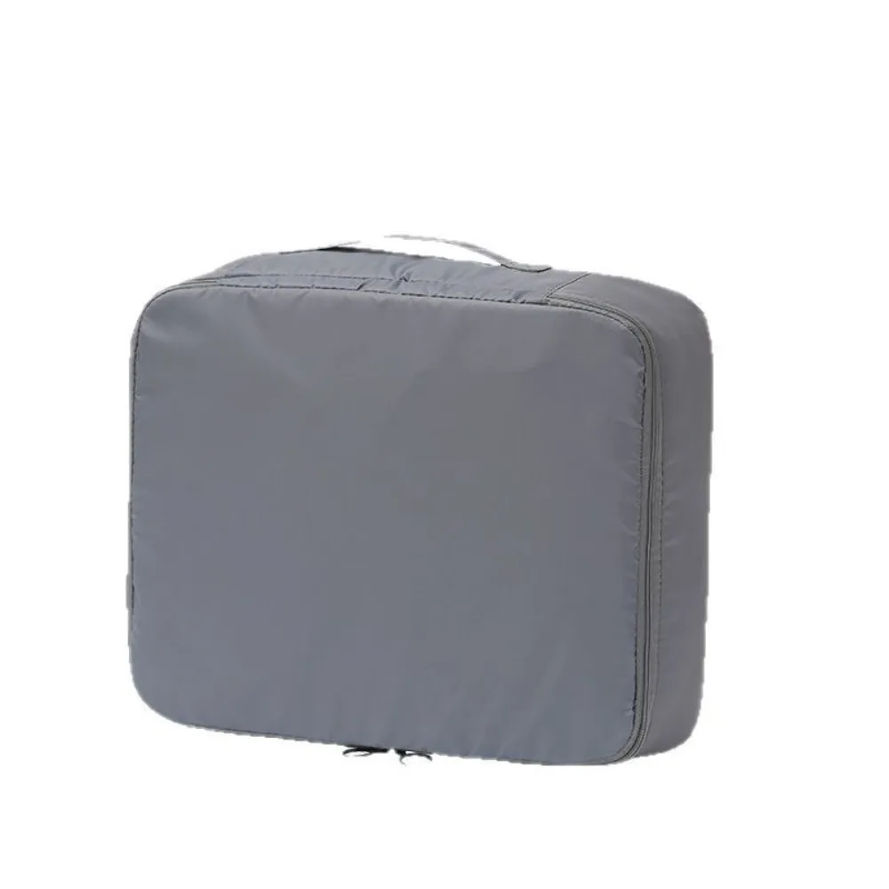 Foldable Clothes Storage Bag Large Capacity Space Saving Clothes Packing Cube Waterproof with Zipper Trip Handbag Travel