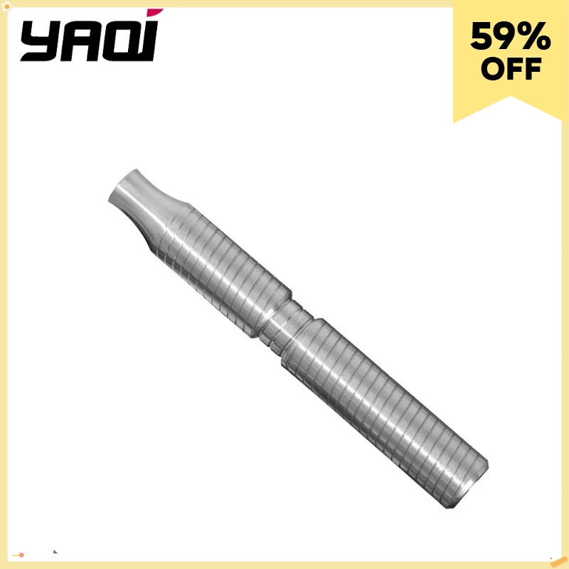 

Yaqi Durability Solid Stainless Steel Material 88mm Razor Handle Comfortably Grip Compatible With A Variety Of Safety Razors