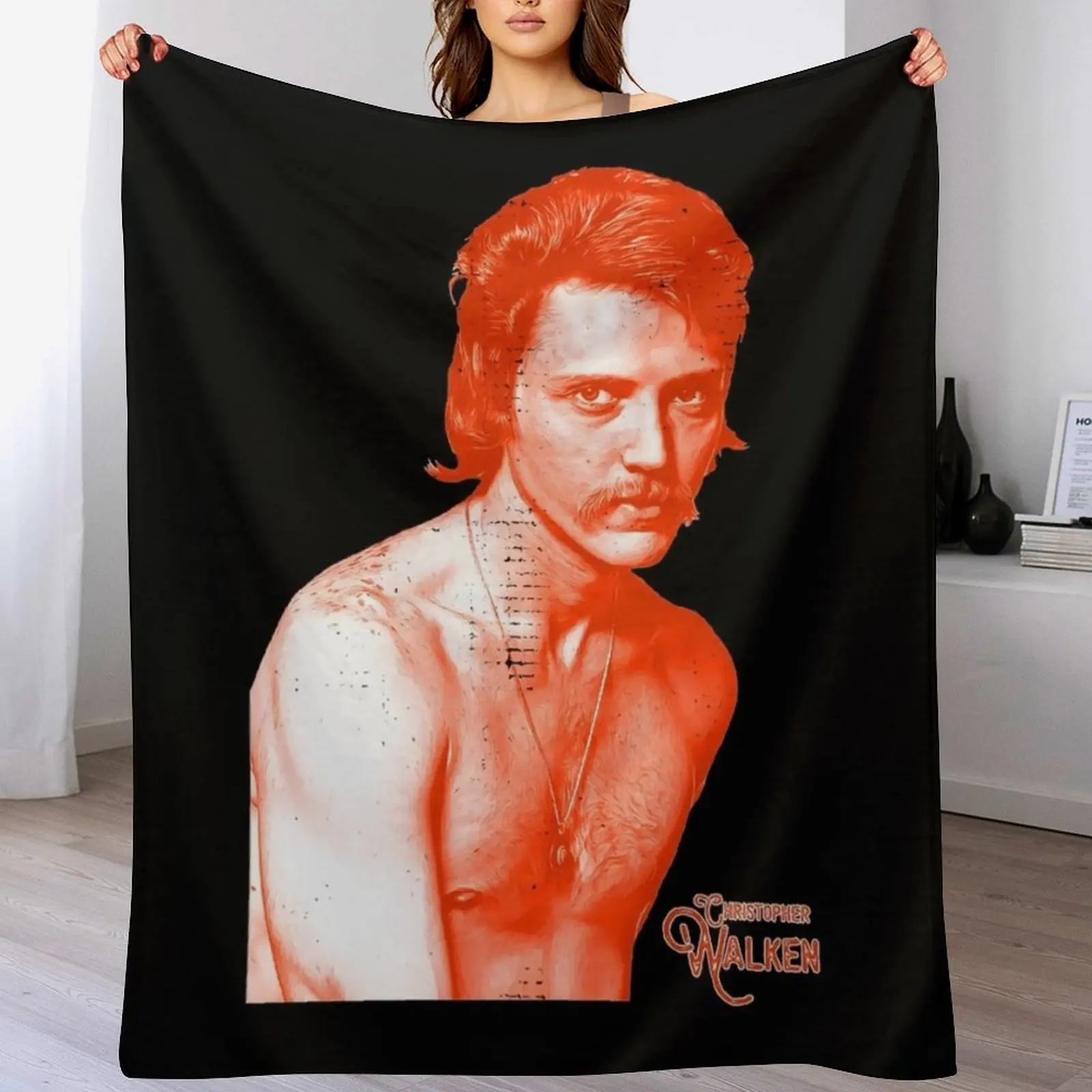 Needed Gifts Christopher Walken Cute Graphic Gift Throw Blanket Stuffeds manga Blankets