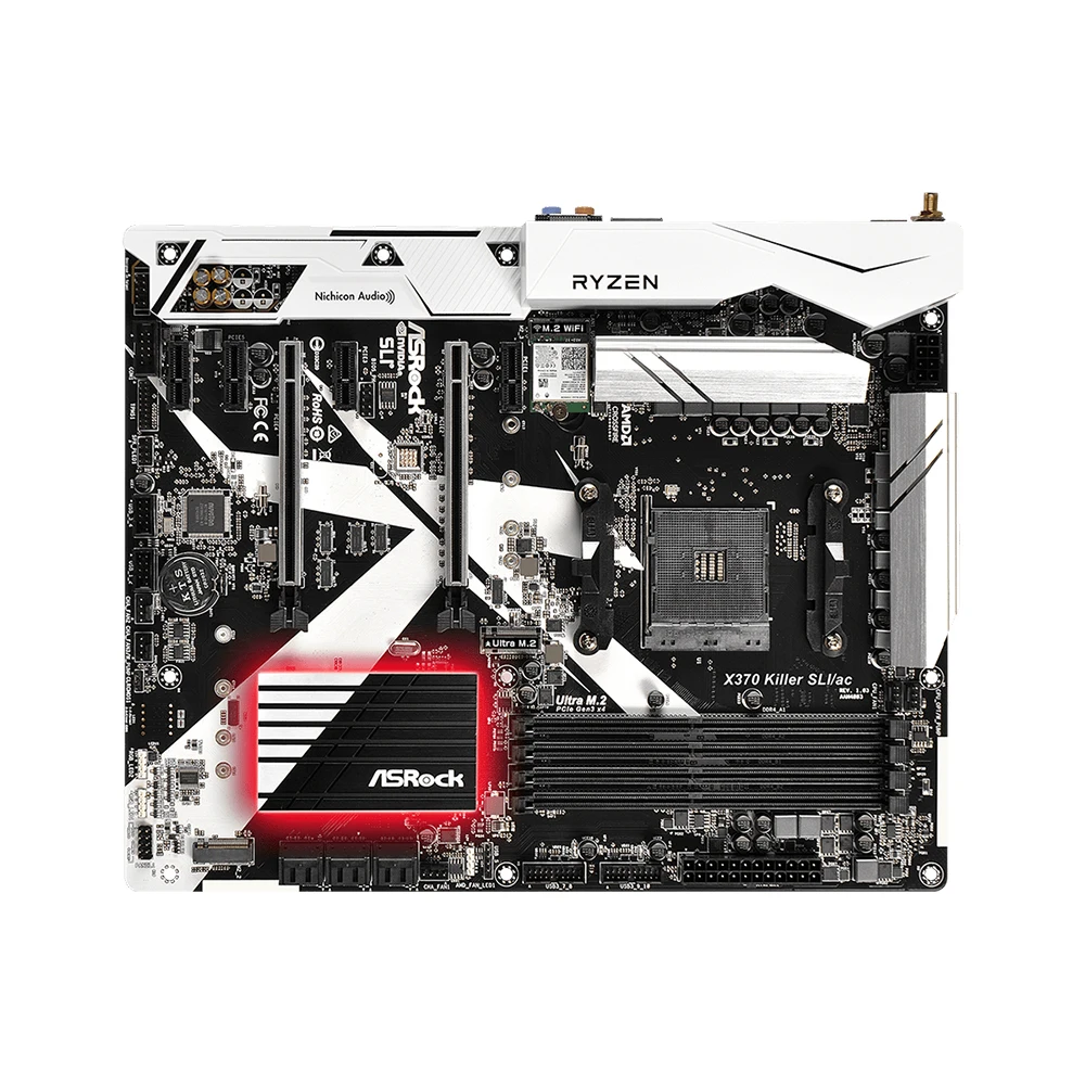 Imagem -05 - Placa-mãe de Canal Duplo Amd Ryzen 5950x Ryzen 5700x3d Cpu Ryzen 5600 Ddr4 M.2 Nvme Sli Assassino ca