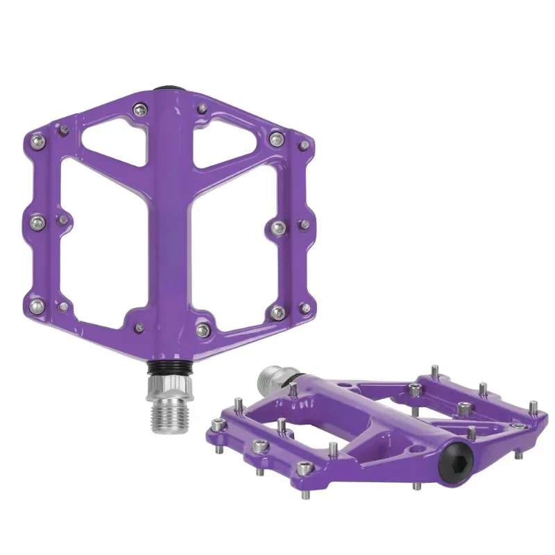 

Tool.NEW Aluminum Mountain Bike Pedals, Compact and Durable, Purple