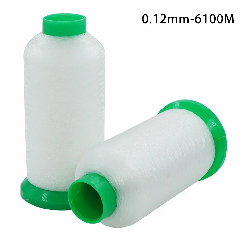 0.08-0.25mm Nylon Fish Silk Line 1420/6100/8800/12800M Fish Silk Wire Transparent Crystal Thread Fishing Thread Flower Edge Line image 6