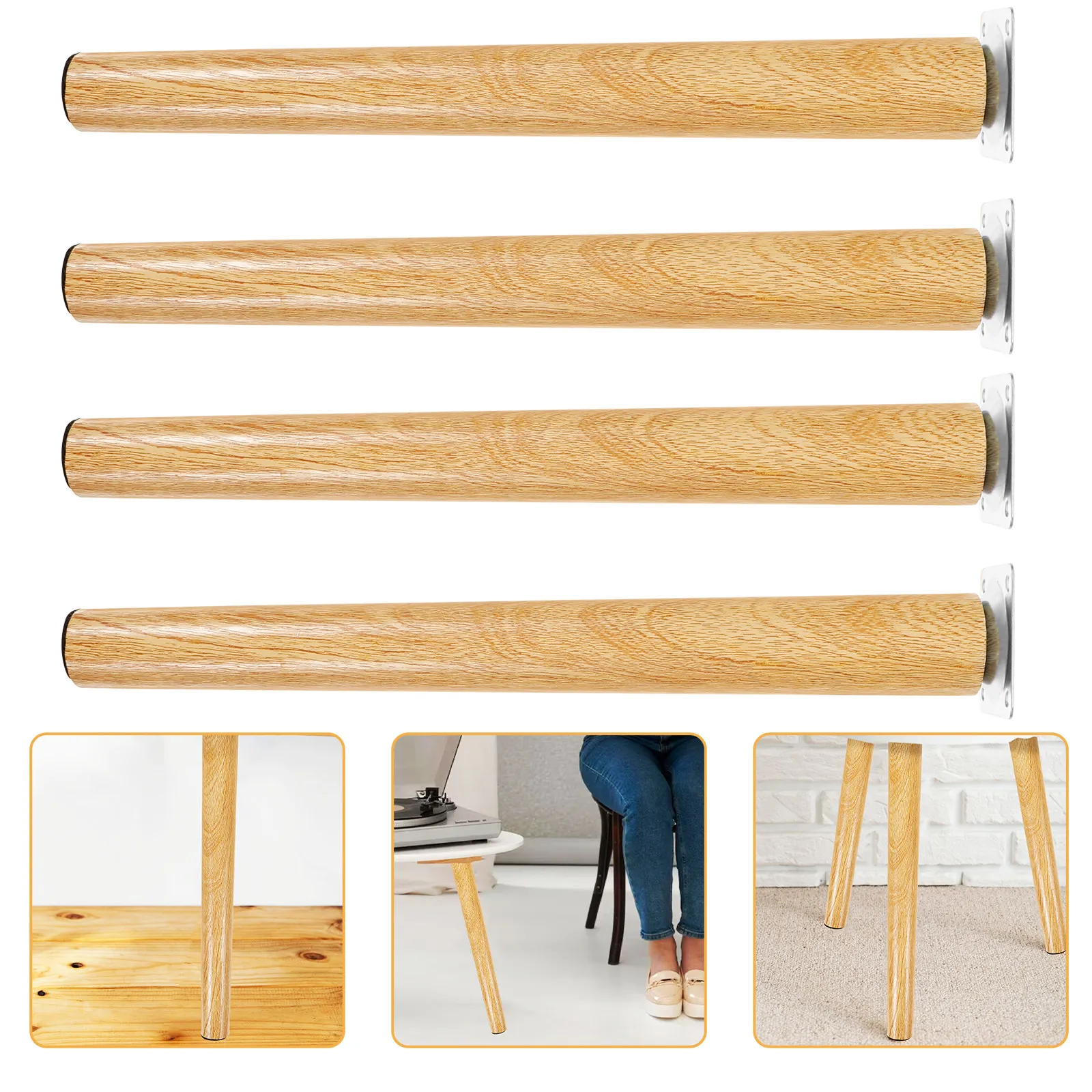 4-個家具テーブル脚交換用ソファベッドキャビネット脚家具用装飾脚頑丈なサポートデスクチェアソファ