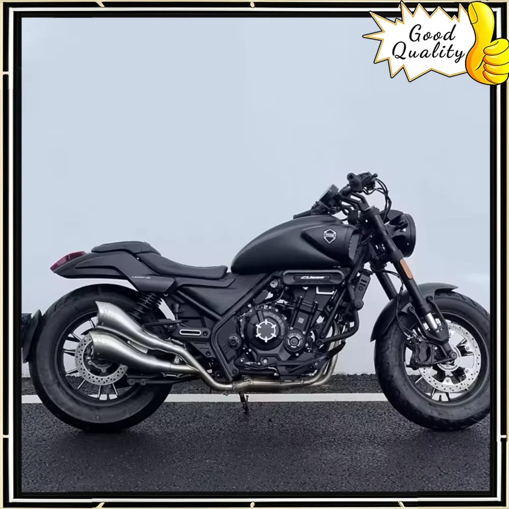 

For VOGE CU525 modified HA dolphin dual exhaust full section exhaust pipe low sound deep single-sided dual exhaust lossless