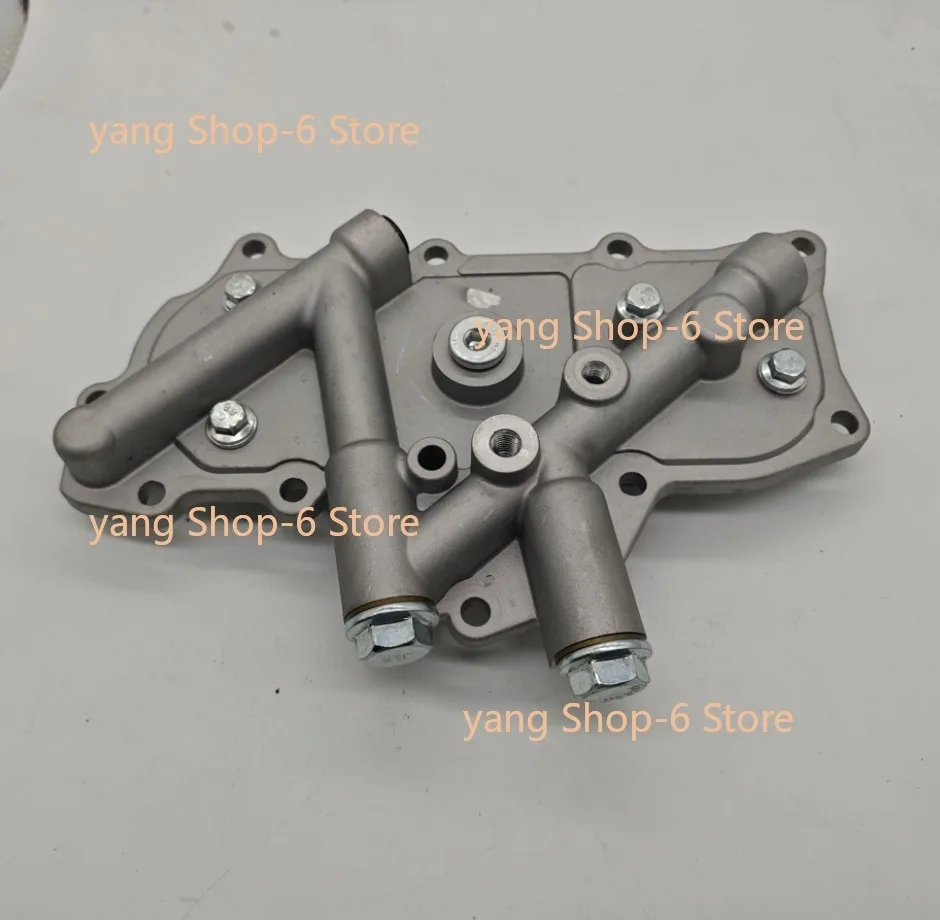 

TD27 TD25 Крышка масляного радиатора двигателя с прокладками Боковая крышка радиатора для вилочного погрузчика Nissan 21305-7T40A