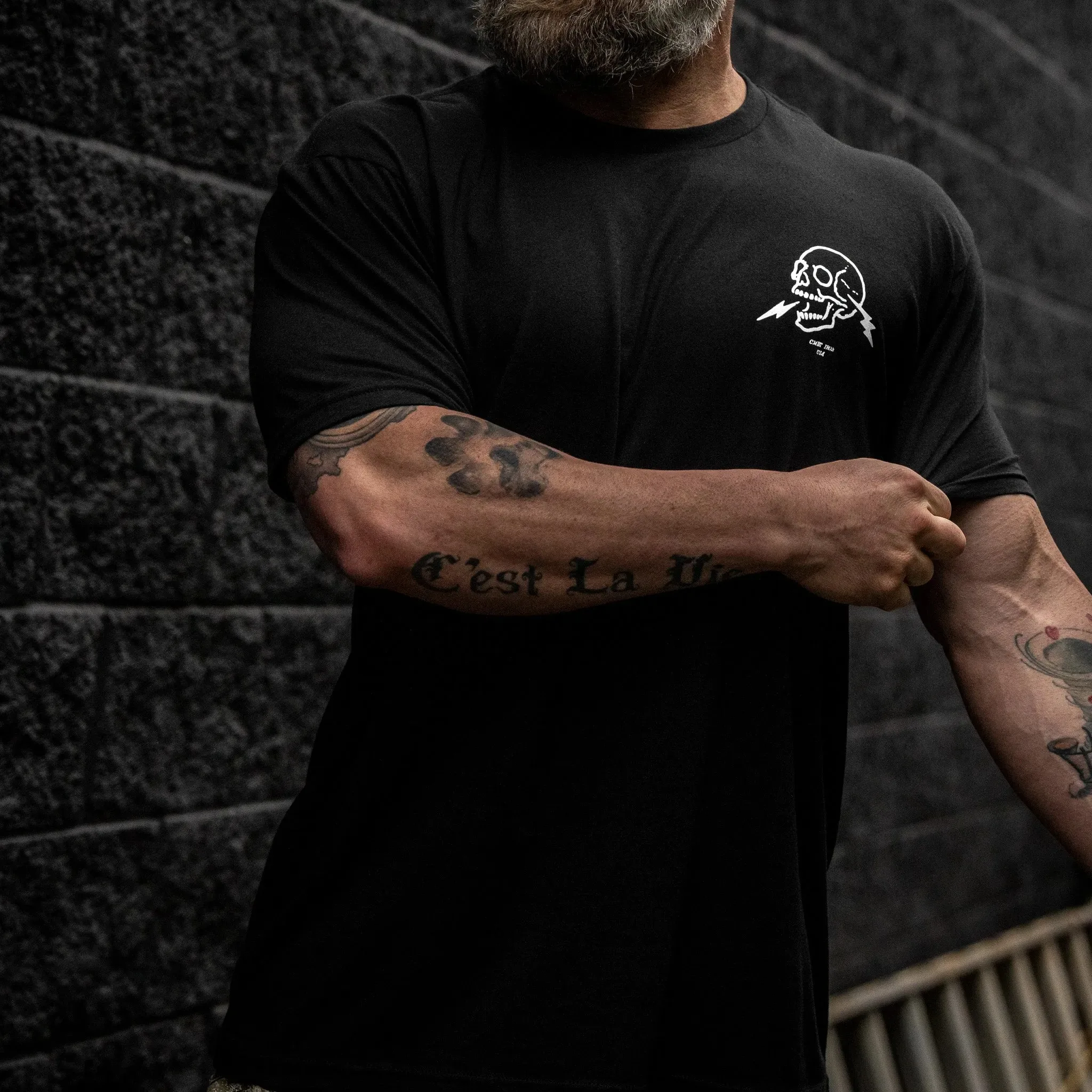 2026 Chaos Raised Me Men's T-Shirt - Combat Iron Military T-shirt - Suitable for Sports Wear Pure Cotton view 3