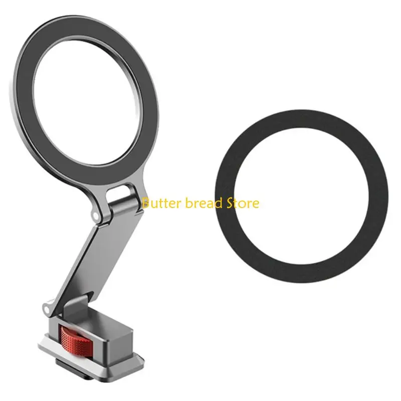 W89C Multiple Device Foldable Phone Clamp with 1/4 Cold Shoe Port And Panoramic Joint