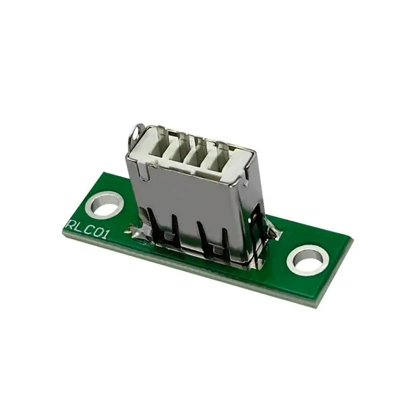 5Pcs USB Fixed Board Connector DIY Panel Mount Repair Charging Interface for Digital Product Maintenance