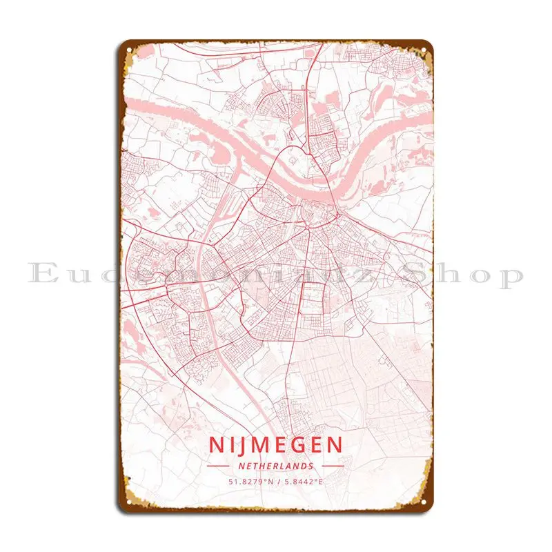 Голландские металлические знаки неймеген ржавый домашний гостиная персонализированный кинотеатр оловянный знак плакат