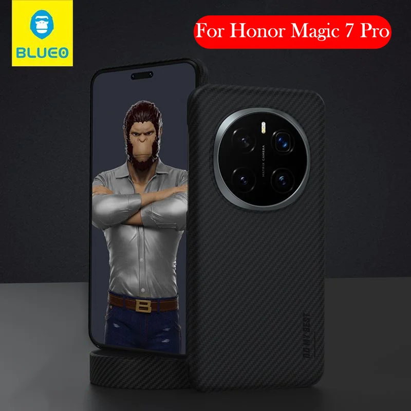 

Blueo Carbon Fiber For Honor Magic 7 Pro Heat Dissipation Back Cover Case for HONOR MAGIC 7 Pro