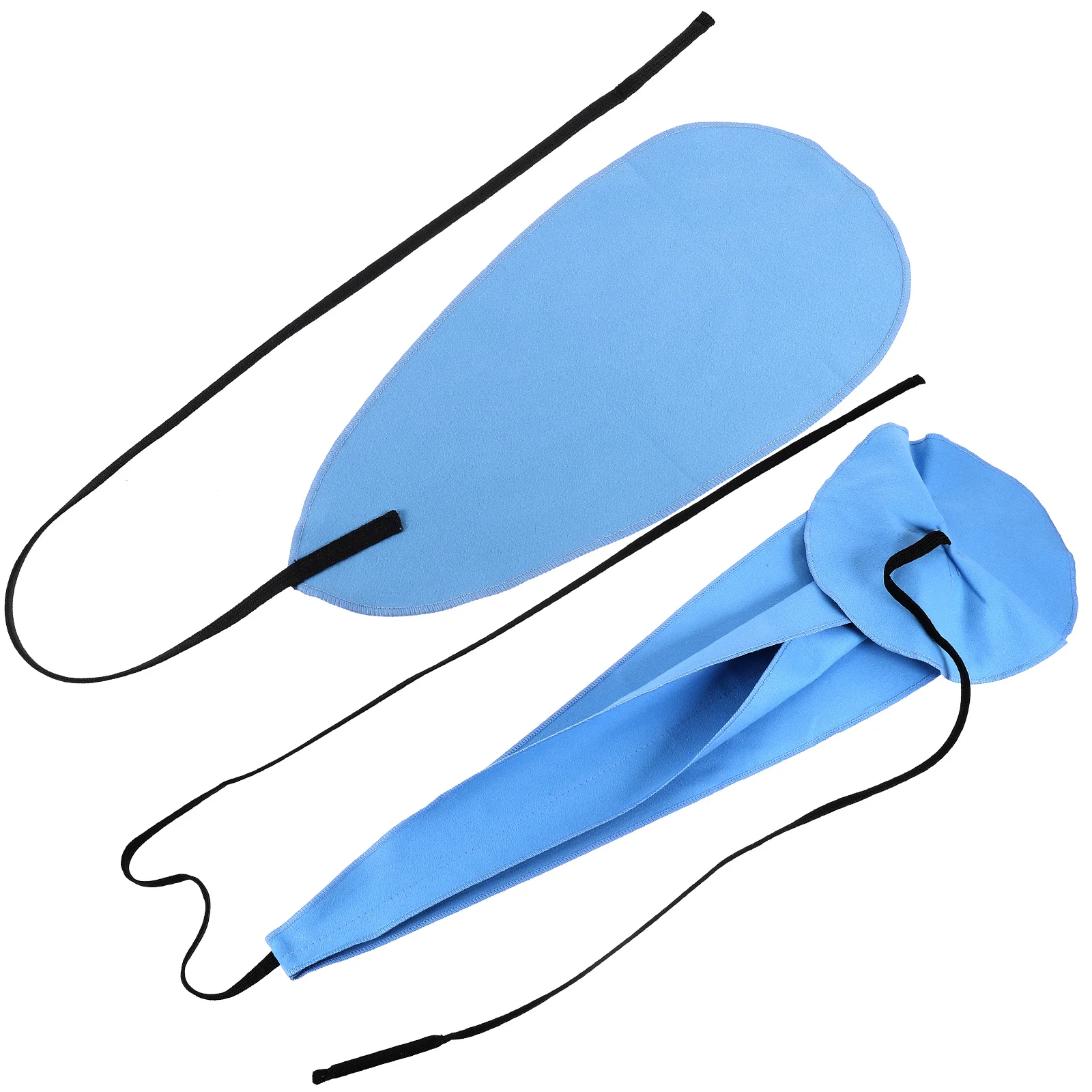 

2 Pcs Clearance Saxophone Cleaning Cloth Flannel Clarinet Towel Flute for inside