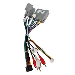 Car Audio Plarer Wiring Harnesses With Canbus For FORD FUSION 2009-2012 2 Din Dash android Cord MP5 Cable Kit