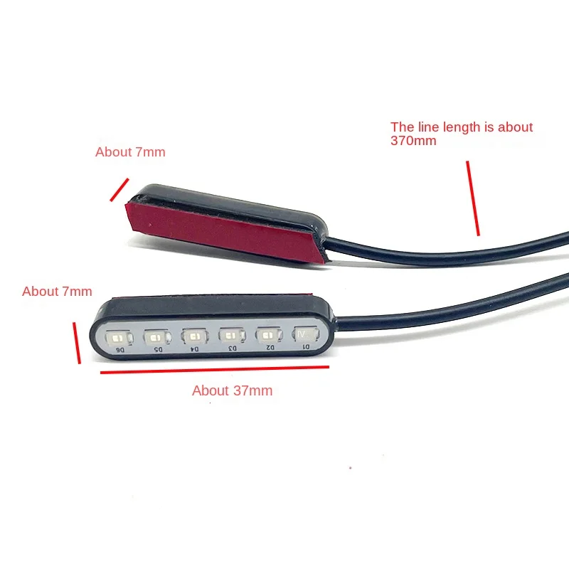 4PCS Motorcycle LED Dual color Turn Signals With Flashing Tail Lights,Used For Retrofitting Kawasaki Yamaha Honda motorcycles.