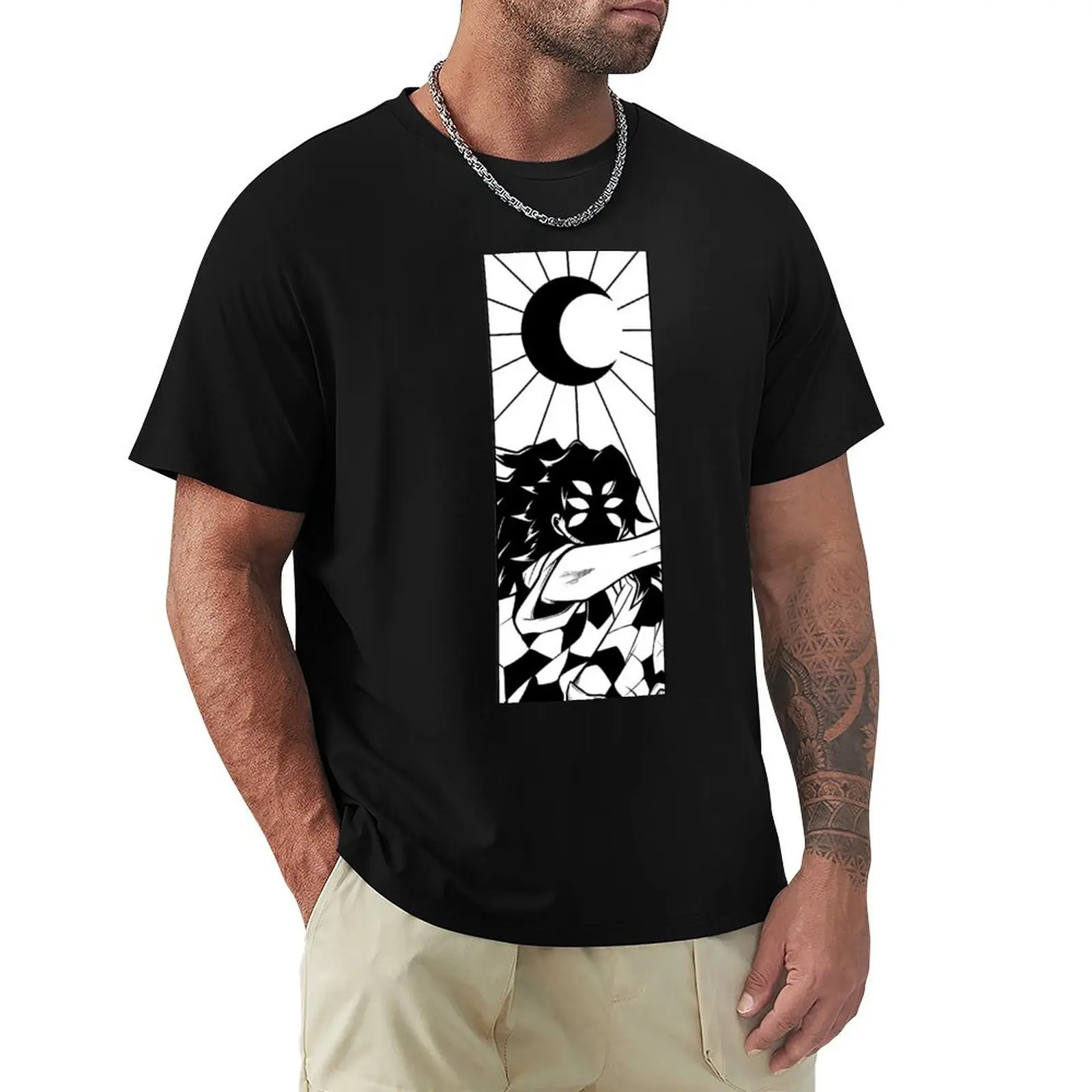 The strongest upper moon T-Shirt Utility Casual Work T-Shirt