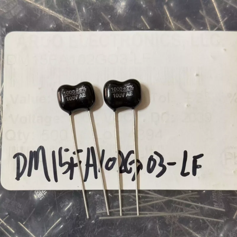 

5-30pcs 100V1000PF AE 1000PF 100V DM15FA102GO3 imported direct insertion silver mica capacitor