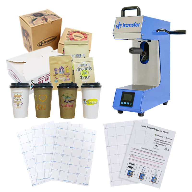 New Semi-Automatic Mug  Heat Transfer Machine 110V Multi-Function Roller Flatbed Printer Discontinued Model