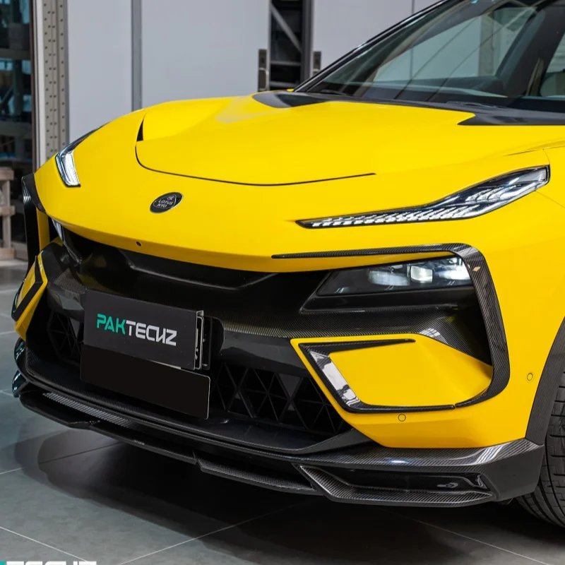 Used for Lotus Eletre Modification PK Style Dry Carbon Fiber Body Kit Eletre Front Lip Diffuser Body Kit