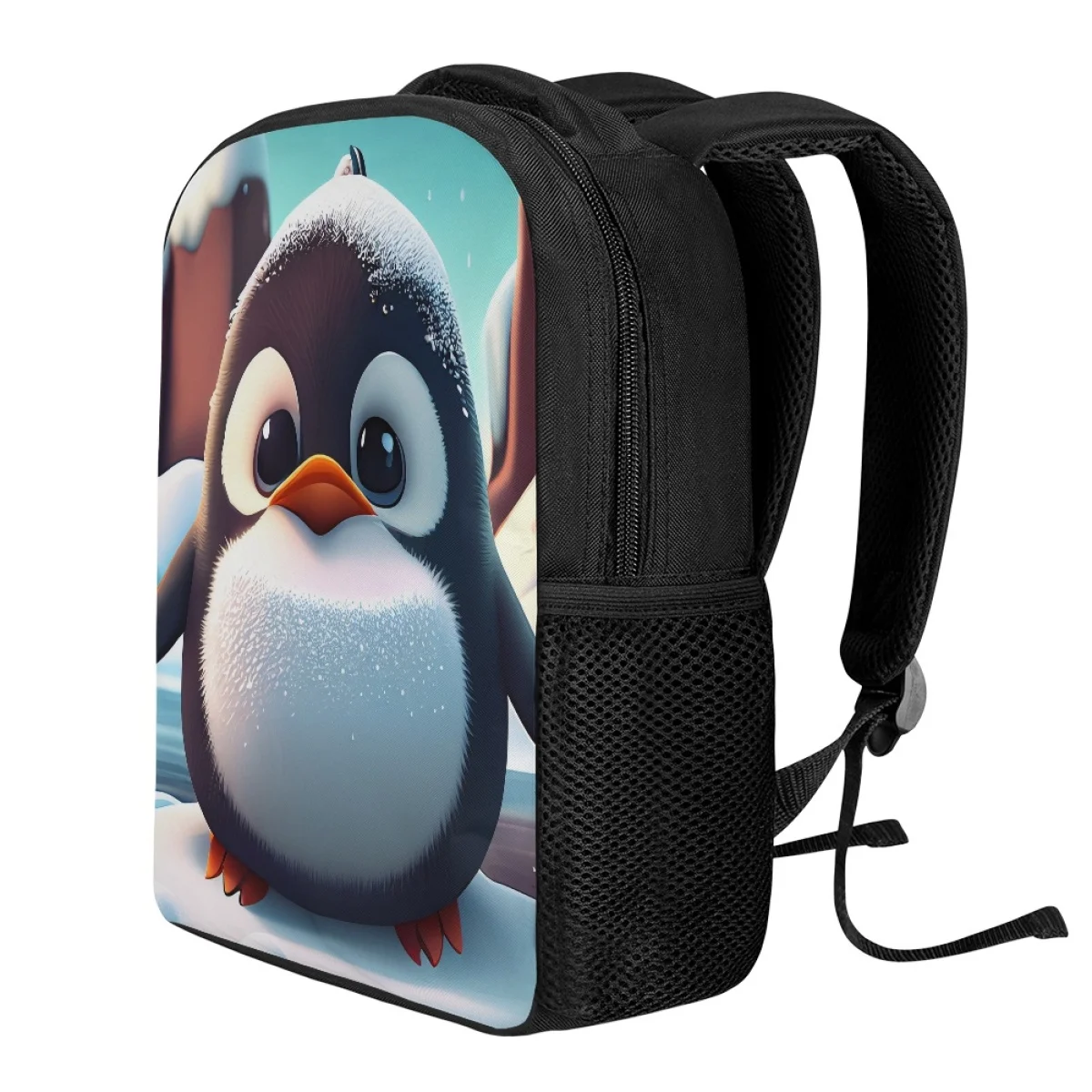 Cute Penguin 3D Print School Bags For Girl Boy Fashion Classic Student Backpack Kids Toddler Child Bookbag  Simple Mochila Bags