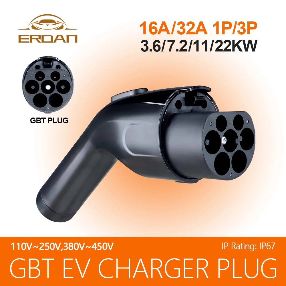 

Koalnky 16A/32A 3.6KW 7.2KW 11KW 22KW EV Charger GB/T Plug Replace EV Charger Home Charging Station For Electric Vehicle