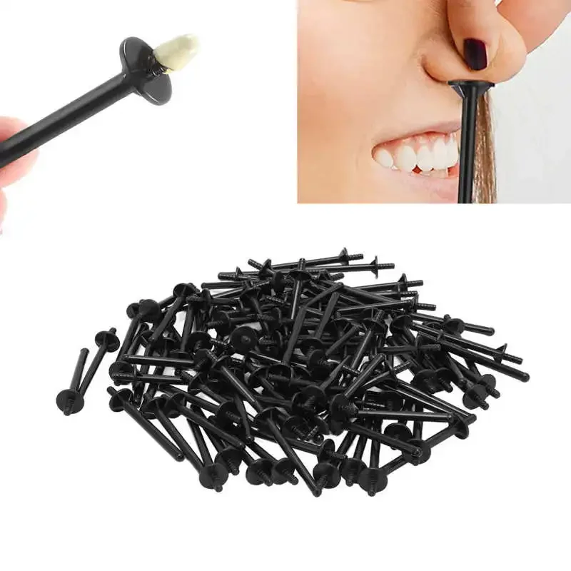 Portable 100 Piece Nose Wax Stick Applicator Professional PP Nose Wax Strip for Nose Hair Removal Cleaning Wax Kit Accessories