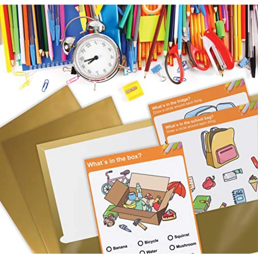 2-pocket glanzend gelamineerd metallic goud papieren mappen Letter-formaat voor kantoororganisatie Ideaal voor documentopslag en aanwezigheid