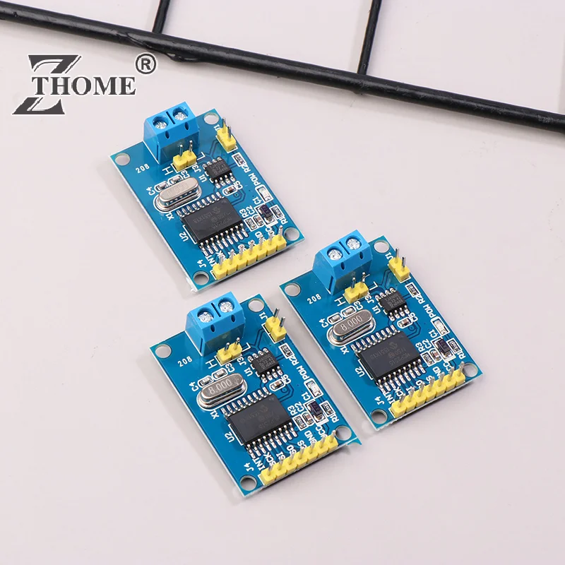 Placa de módulo de driver de ônibus mcp2515, receptor tja1050 spi para 51 módulo de interface de controlador de braço para arduino kit diy