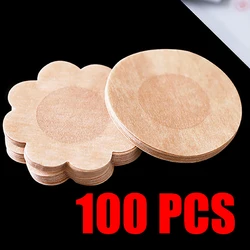 100 Uds. Cubiertas suaves para pezones desechables pétalos de pecho flor Sexy Stick On Bra Pad Pasties Lencería para mujeres íntimas sin marcas