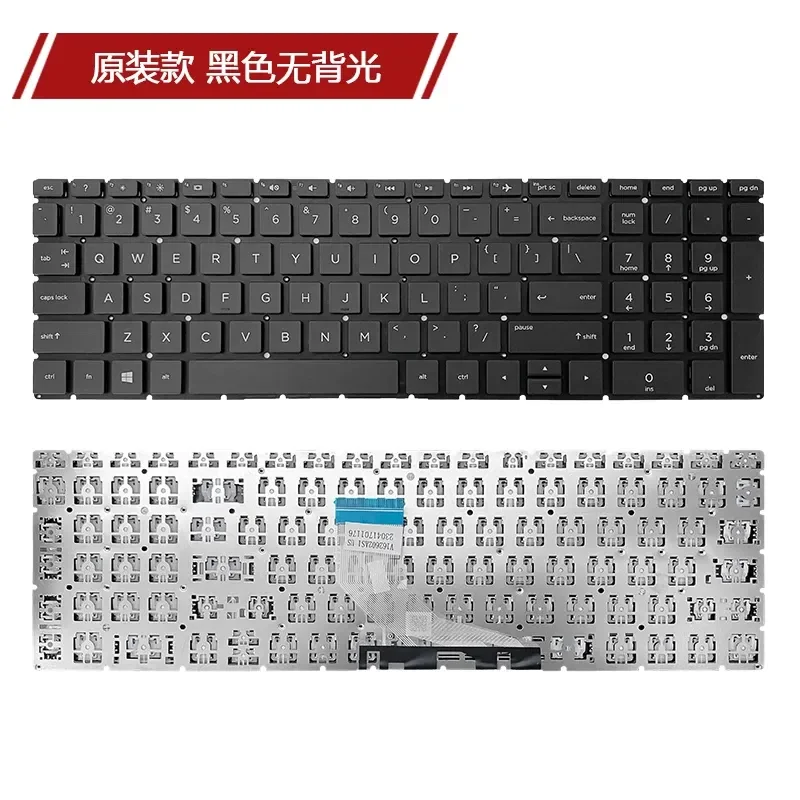 For HP 15S-DY DU GR DR TPN-W134 C139 C151 I133 C142 Laptop Keyboard Replacement