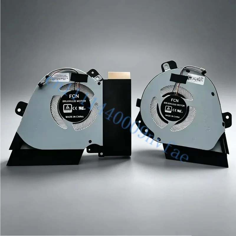 Laptop Cooling Fan Set for ASUS ROG Zephyrus G15 GA502 GA502IU, FM6F DC5V 0.2A, P/N 13NR03V0T020011 0.2