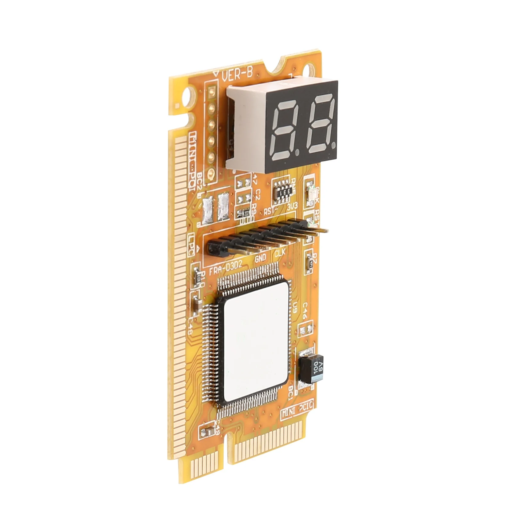 Efficient 2-Digit Portable Computer PC Mini PCI PCI-E LPC Laptop Analyzer Tester Mother Board Debug Checker Diagnostic Card