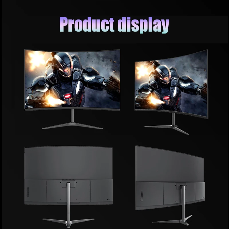 Imagem -06 - Monitores do Jogo do Lcd com Tela Curvada Monitor do pc Exposições do Desktop Hdmi dp 1ms 2k Qhd 144hz va 165hz 27 Monitor 165hz