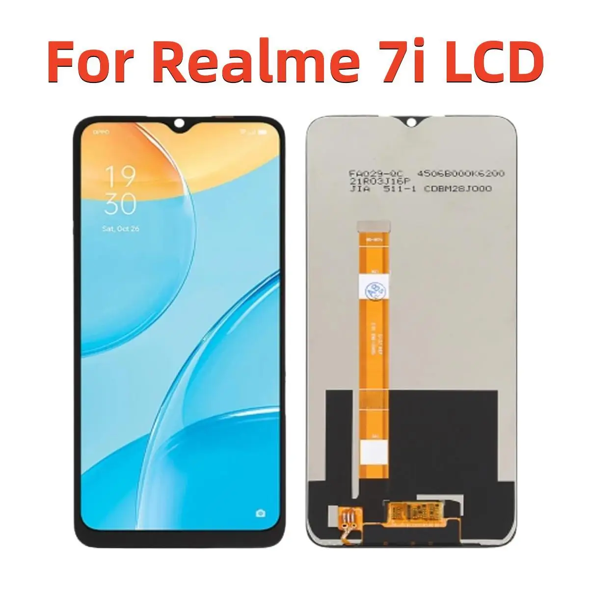 

6.5" Original Display For Realme 7i Global RMX2193 RMX2103 LCD Touch Screen Replacement Digitizer Assembly